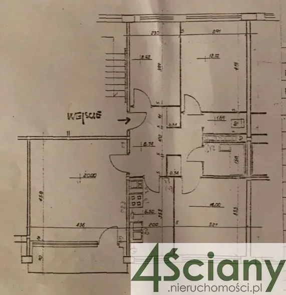 Mieszkanie na sprzedaż, 72 m², 4 pokoje Warszawa Bielany 