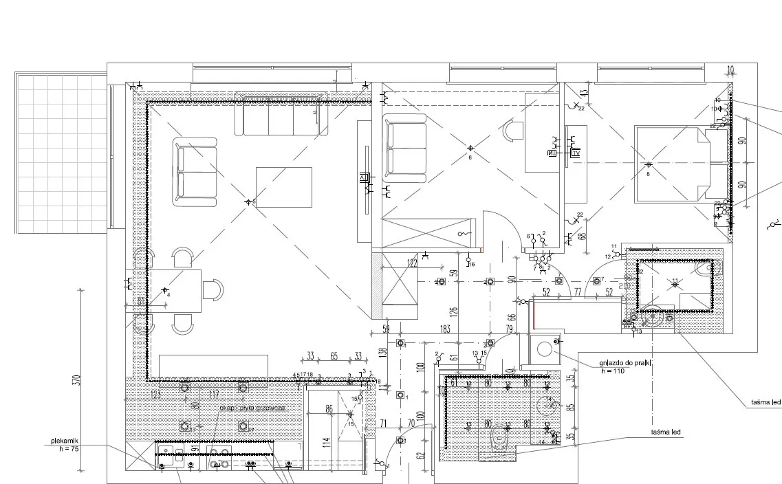 Mieszkanie do wynajęcia, 85 m², Warszawa Śródmieście 