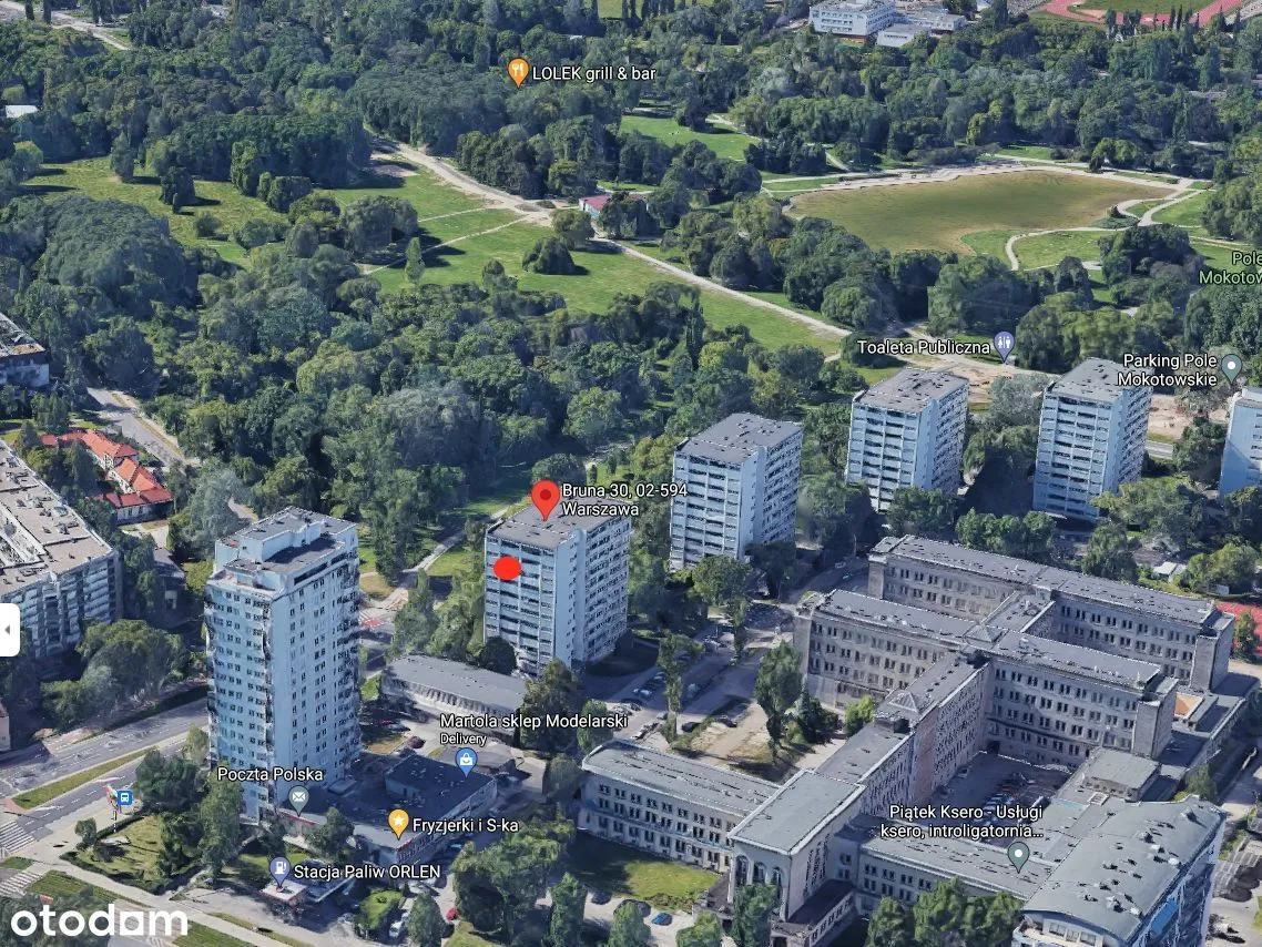 Mieszkanie dla studentow kolo SGH, Pola Mokot.