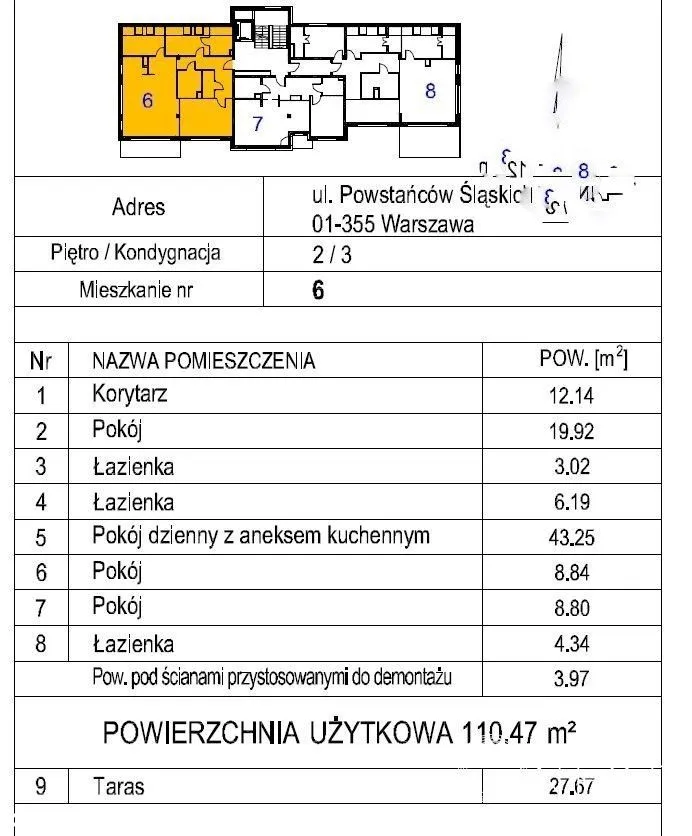 Bemowo I metro I 4 pokoje I słoneczne 