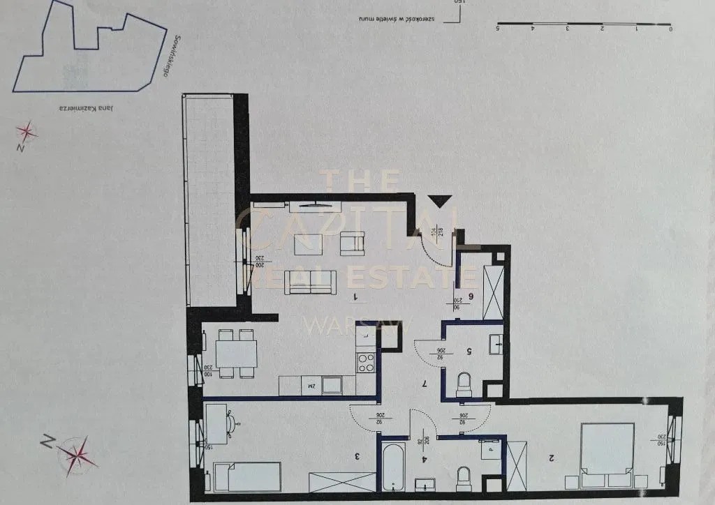 Sprzedam mieszkanie trzypokojowe: Warszawa Wola , ulica Jana Kazimierza, 79 m2, 1900000 PLN, 3 pokoje - Domiporta.pl