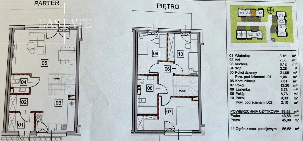 Mieszkanie na sprzedaż, 90 m², Warszawa Wawer 