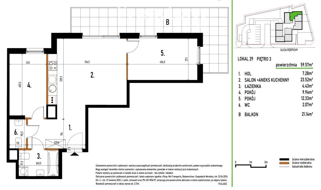 Sprzedam mieszkanie trzypokojowe: Warszawa Targówek , ulica Rzepichy, 60 m2, 797642 PLN, 3 pokoje - Domiporta.pl