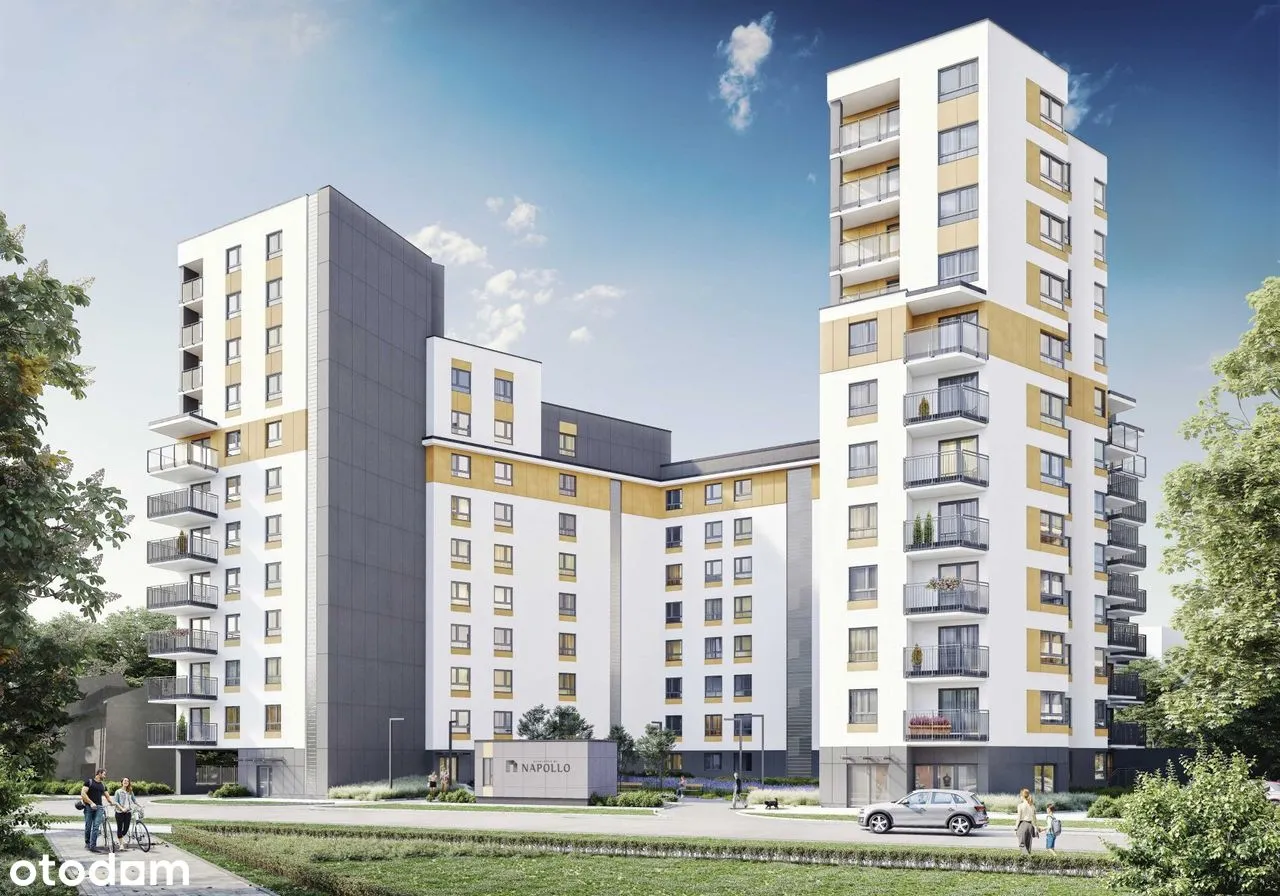 2-pokojowe mieszkanie 42m2 + balkon Bezpośrednio