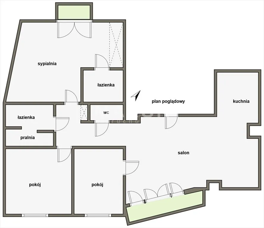 Mieszkanie na sprzedaż, 122 m², Warszawa Mokotów 