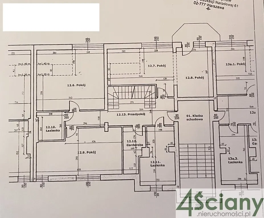 Mieszkanie na sprzedaż, 250 m², Warszawa Ursynów Kabaty 