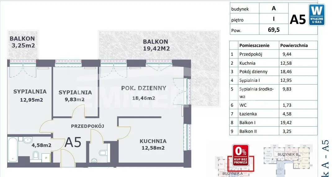 Sprzedam mieszkanie trzypokojowe: Warszawa Białołęka Choszczówka , ulica Polnych Kwiatów, 70 m2, 834000 PLN, 3 pokoje - Domiporta.pl