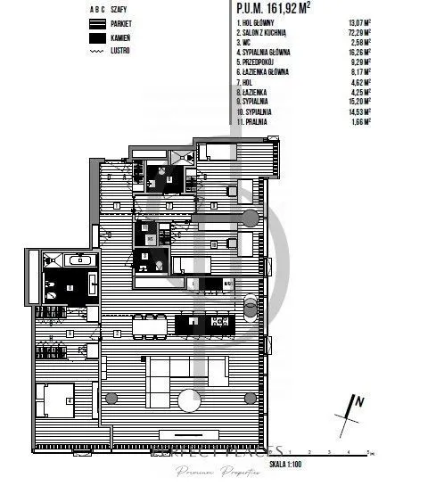 Cosmopolitan | Sprzedaż | 57m2 | Wysokie Piętro