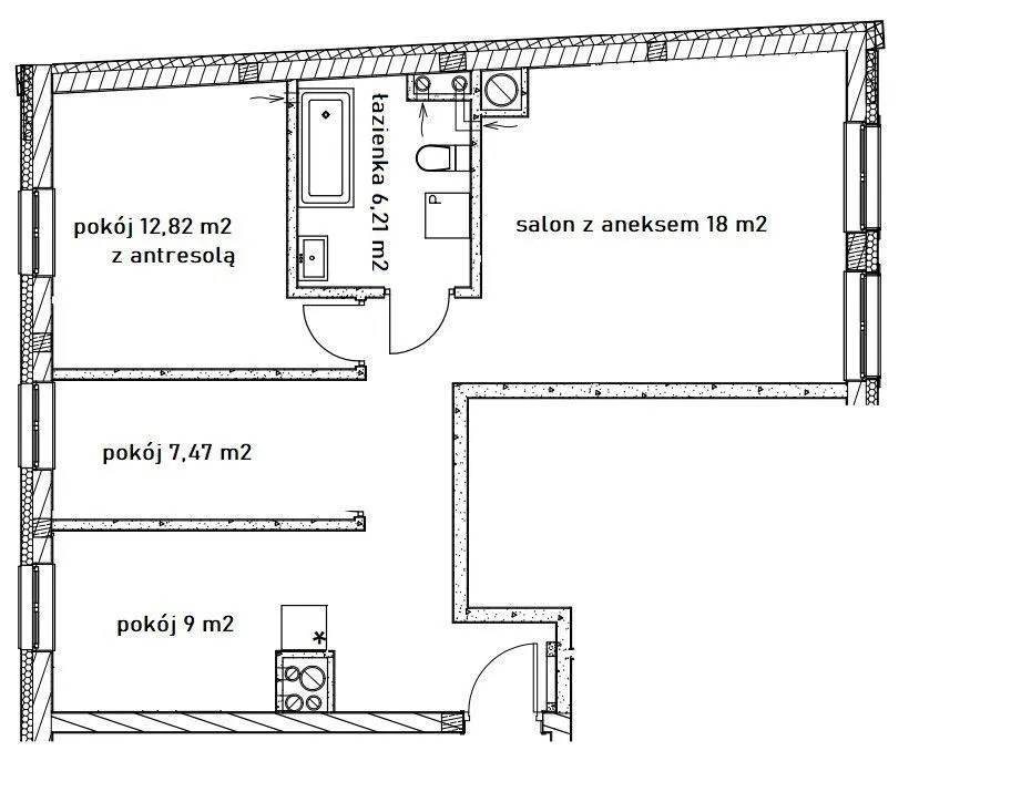 Apartament na sprzedaż za 1049000 zł w Szmulowizna, Praga-północ, Warszawa