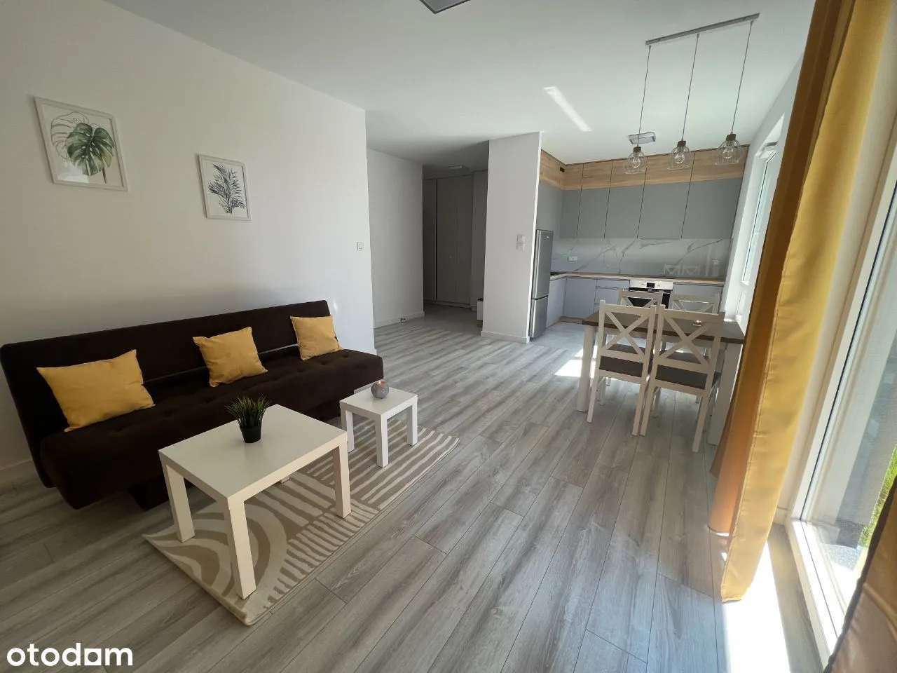 Apartament 54 m² z dwoma garażami i ogrodem 120m2