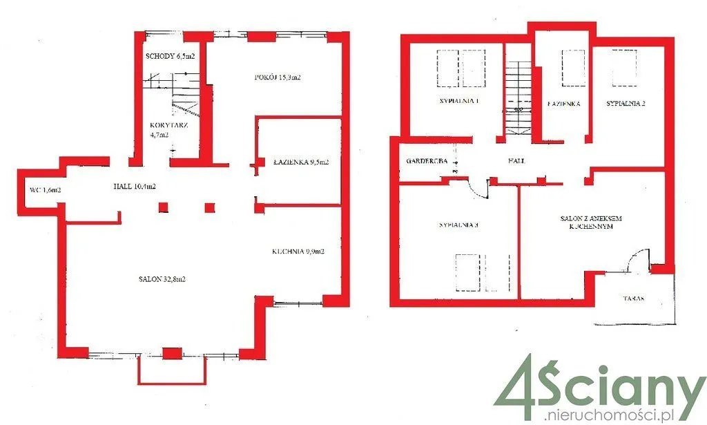 Mieszkanie na sprzedaż 5 pokoje 147m2