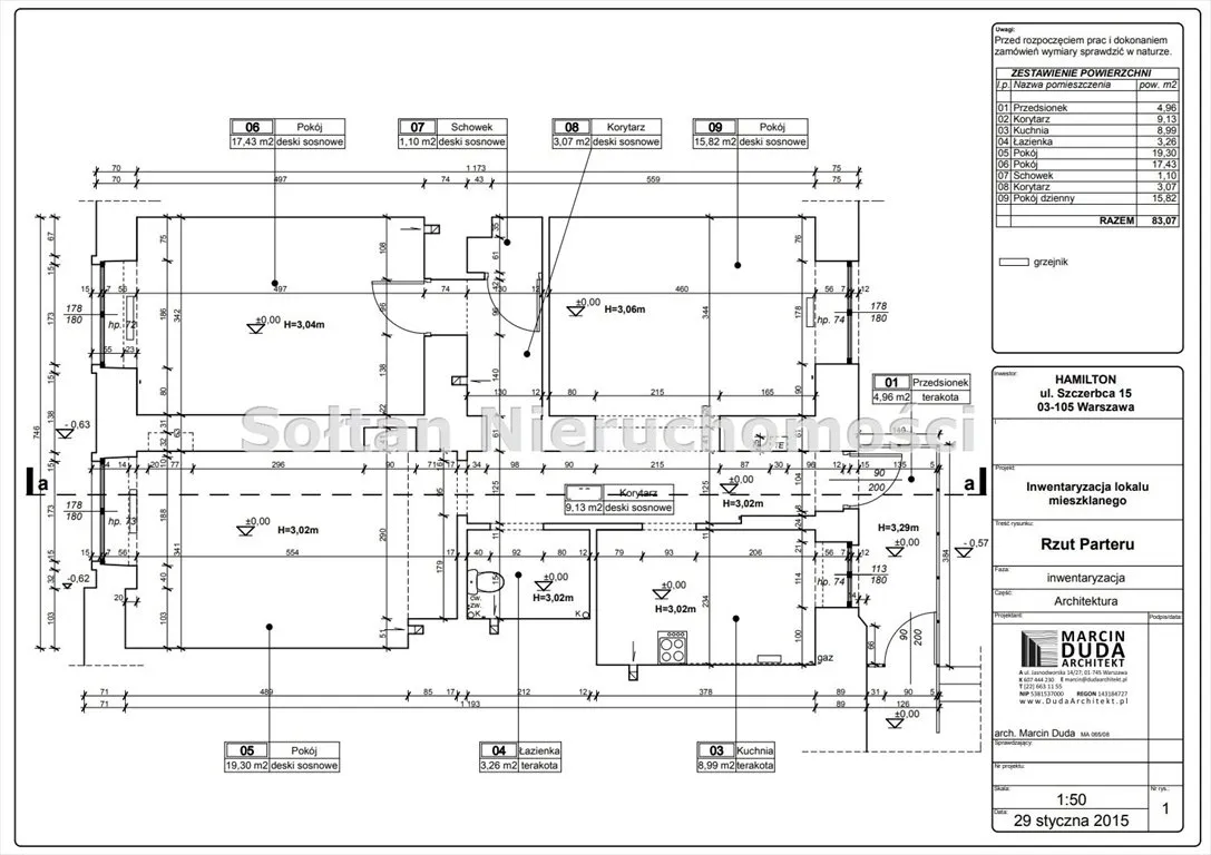 Sprzedam mieszkanie trzypokojowe: Warszawa Śródmieście Centrum , ulica Wspólna, 83 m2, 1678000 PLN, 3 pokoje - Domiporta.pl