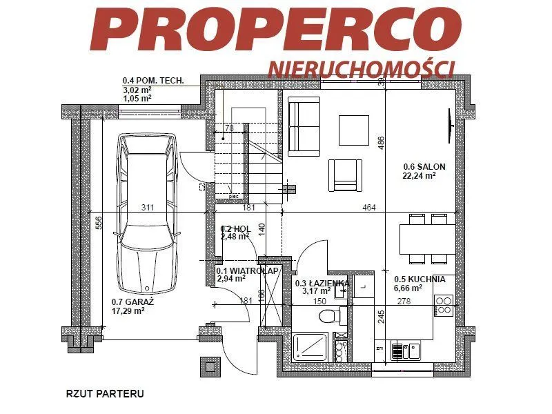 Segment środkowy 5 pok. +poddasze 46m2, Białołęka