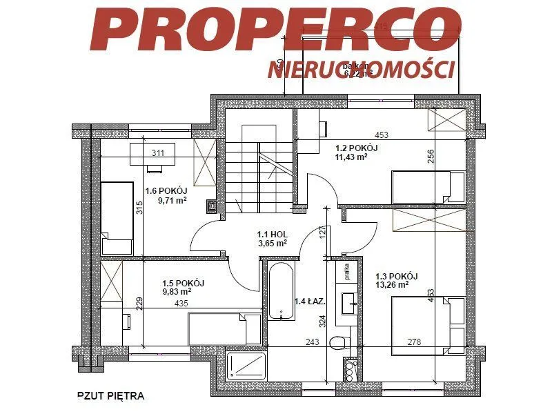 Segment środkowy 5 pok. +poddasze 46m2, Białołęka