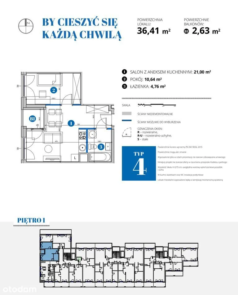 Mieszkanie na sprzedaż, 36 m², Warszawa Mokotów 