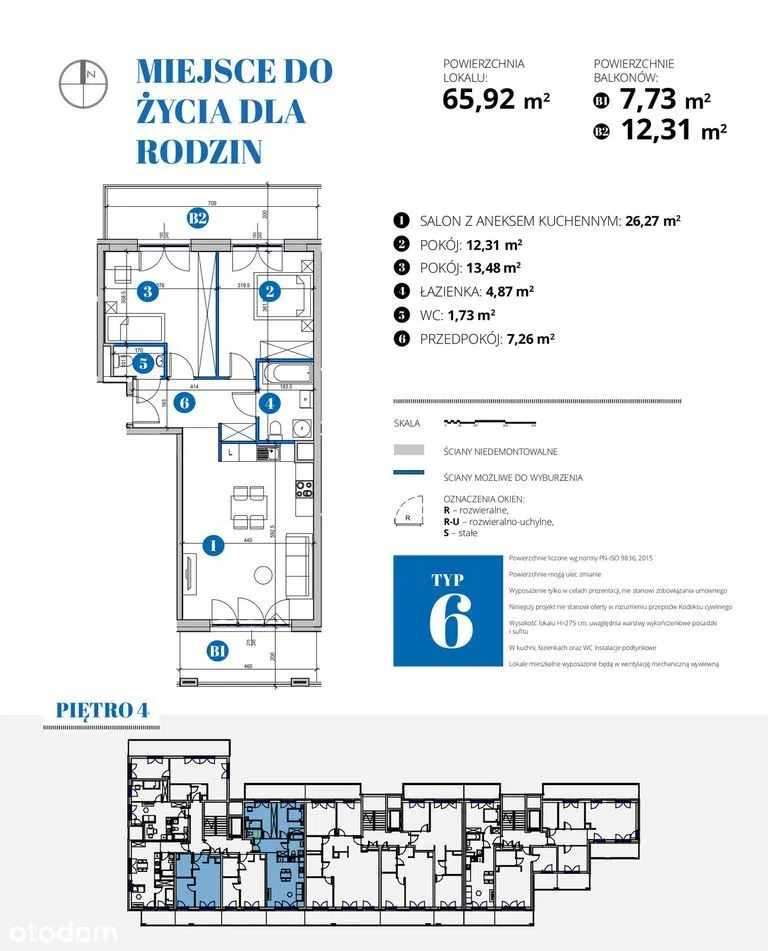 Sprzedam mieszkanie trzypokojowe: Warszawa Mokotów , ulica Bobrowiecka, 66 m2, 1400352 PLN, 3 pokoje - Domiporta.pl