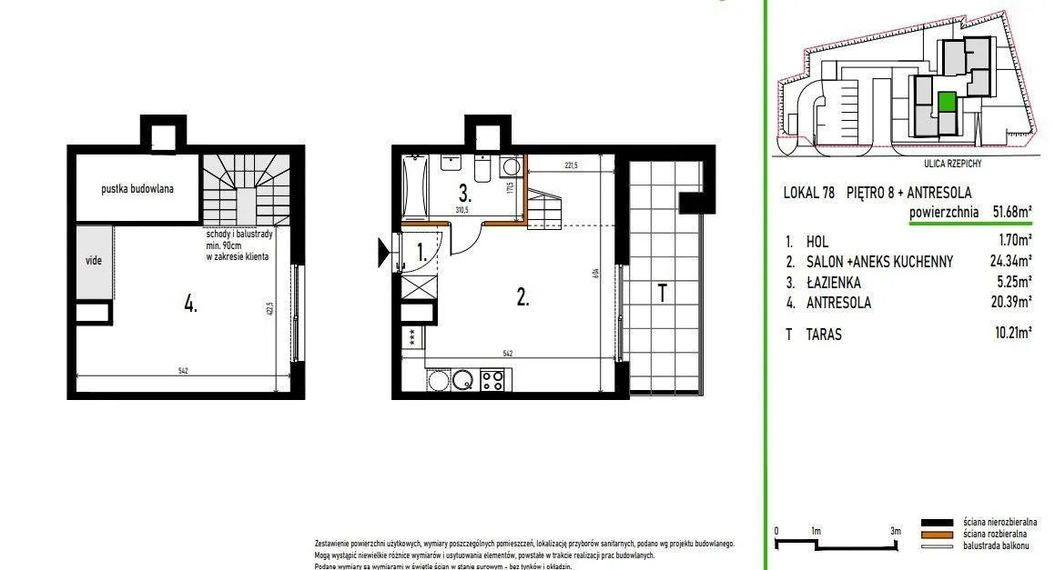 Sprzedam mieszkanie dwupokojowe: Warszawa Targówek Stare Bródno , ulica Rzepichy, 52 m2, 801040 PLN, 2 pokoje - Domiporta.pl