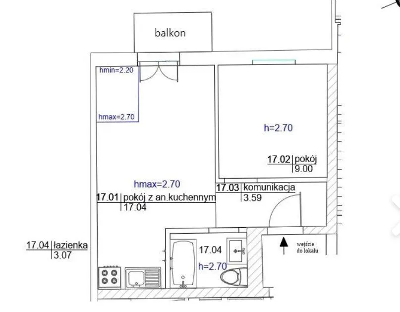 Dwupokojowe z balkonem/kamienica LUX/obok Konesera