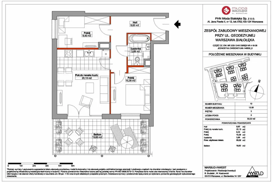 Mieszkanie na sprzedaż, 55 m², Warszawa Białołęka 