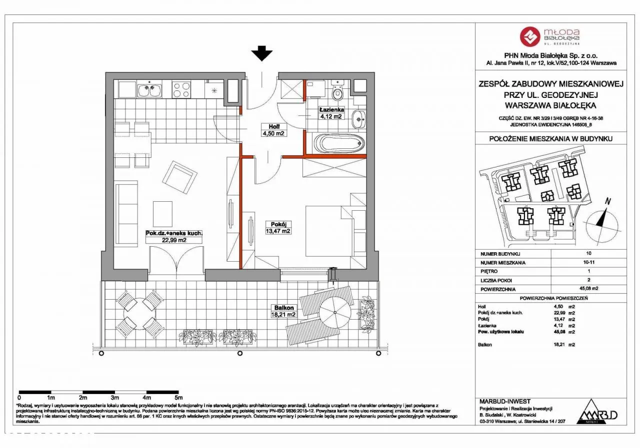 Mieszkanie na sprzedaż, 45 m², Warszawa Białołęka 