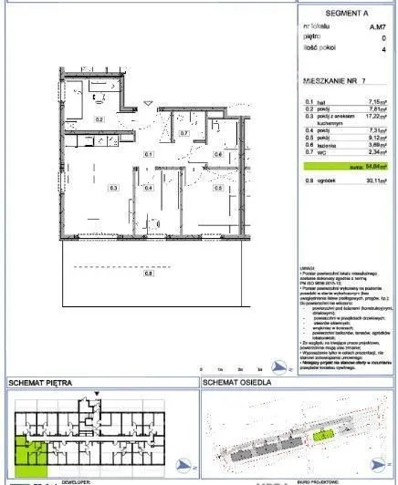 Sprzedam mieszkanie czteropokojowe : Warszawa Białołęka , ulica Leona Berensona, 66 m2, 704497 PLN, 4 pokoje - Domiporta.pl