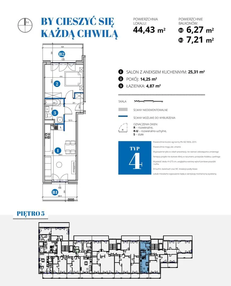 Sprzedam mieszkanie dwupokojowe: Warszawa Mokotów , ulica Bobrowiecka, 44 m2, 964118 PLN, 2 pokoje - Domiporta.pl