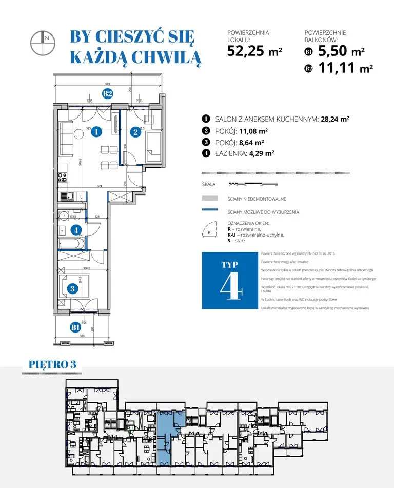 Sprzedam mieszkanie trzypokojowe: Warszawa Mokotów , ulica Bobrowiecka, 52 m2, 1104275 PLN, 3 pokoje - Domiporta.pl