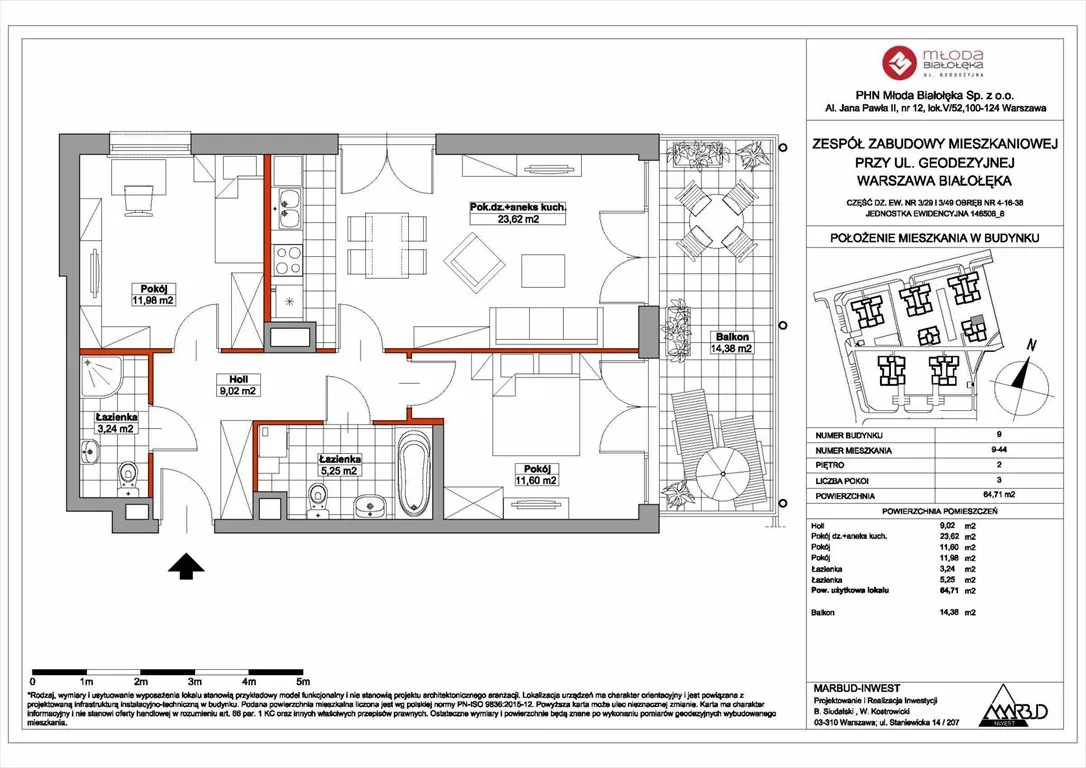 Mieszkanie na sprzedaż, 64 m², Warszawa Białołęka 