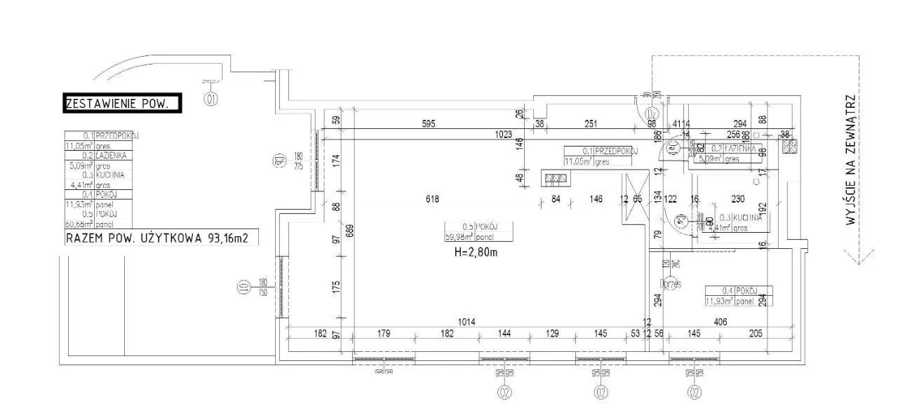 Mieszkanie 93m2 +50m2 ogród Ostoja Wilanów Hlonda