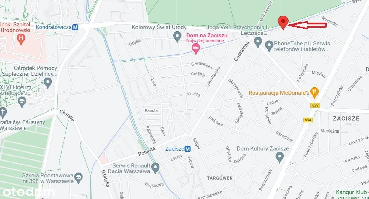 Wyremontowana kawalerka 30m - metro Zacisze, ogród