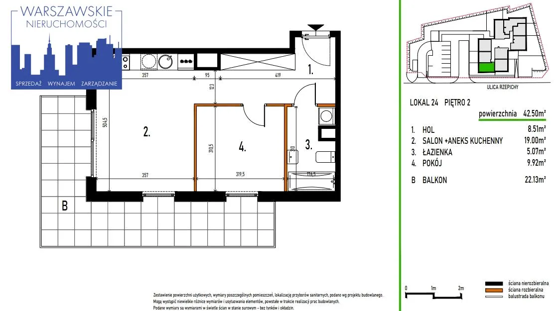 Mieszkanie na sprzedaż, 42 m², Warszawa Targówek 