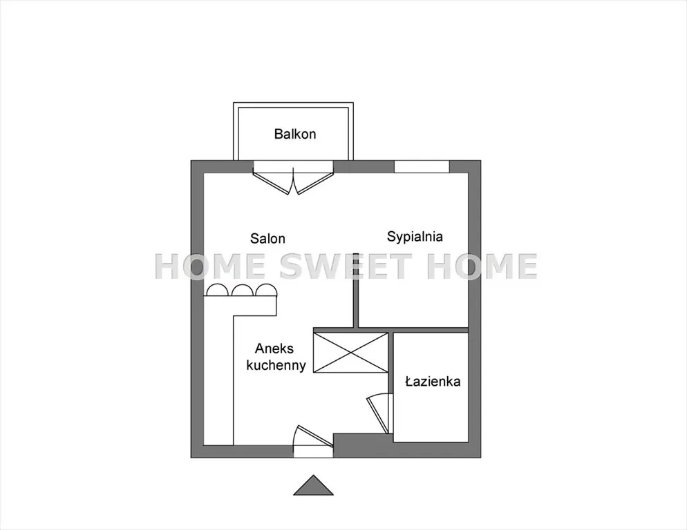 Mieszkanie na sprzedaż, 29 m², 2 pokoje Warszawa Śródmieście 