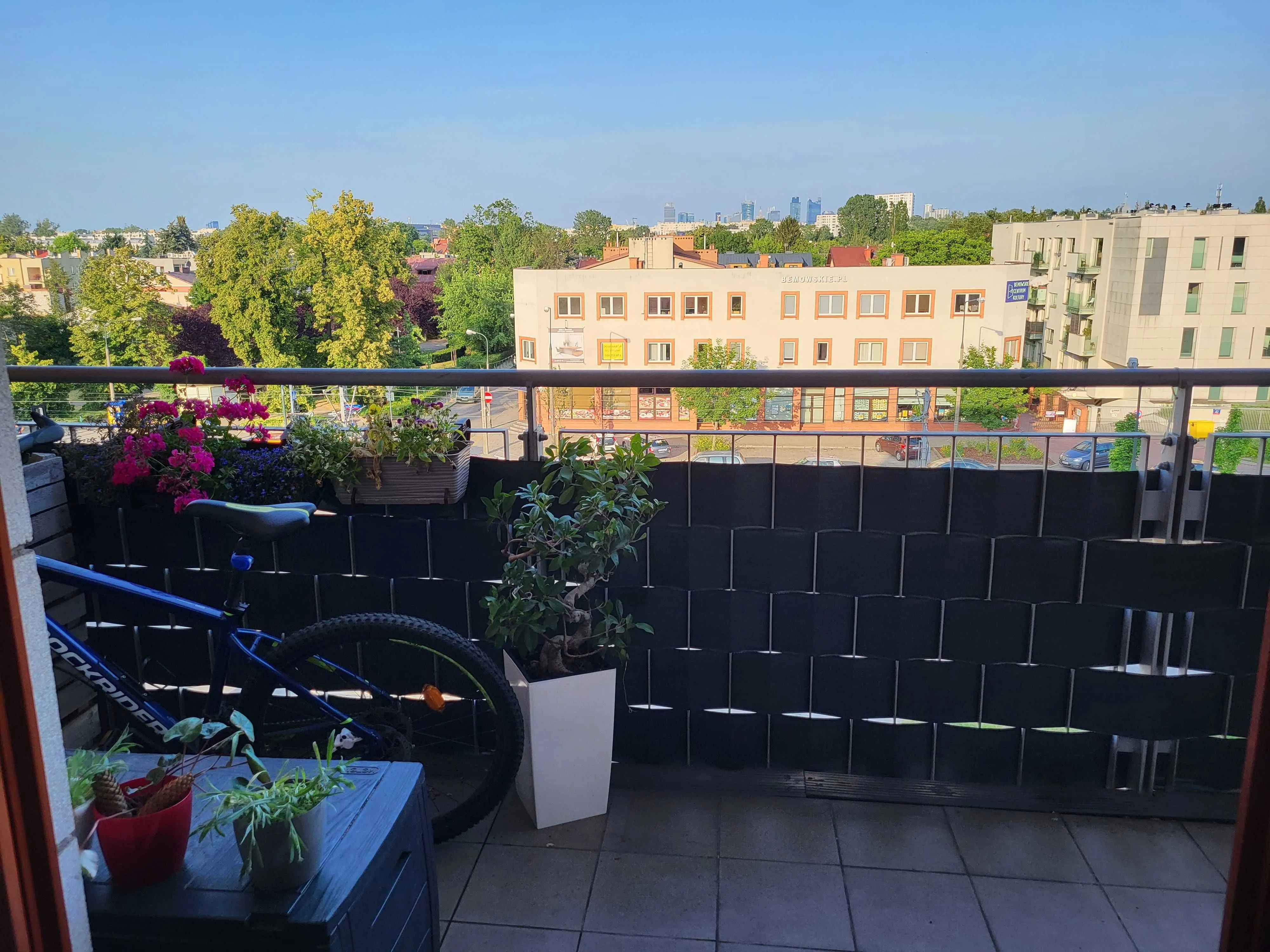 Mieszkanie 2 pokojowe, duży balkon , garaż, klimatyzacja, blisko Metra Bemowo 