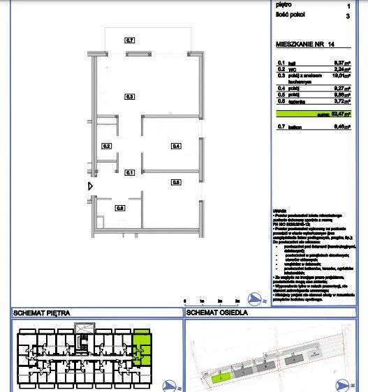 Mieszkanie na sprzedaż, 52 m², Warszawa Białołęka 