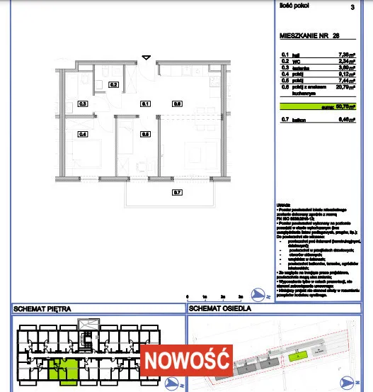 Mieszkanie na sprzedaż, 52 m², Warszawa Białołęka 