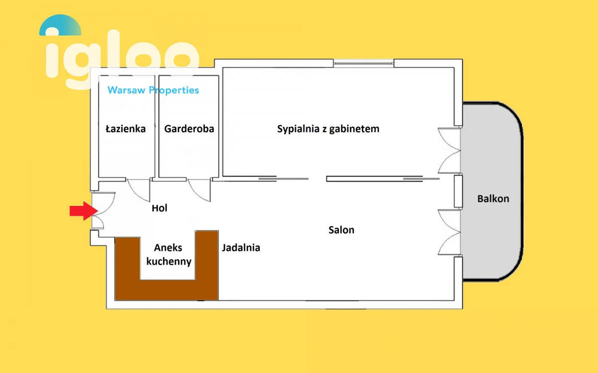 Mieszkanie na sprzedaż, 71 m², Warszawa Mokotów 