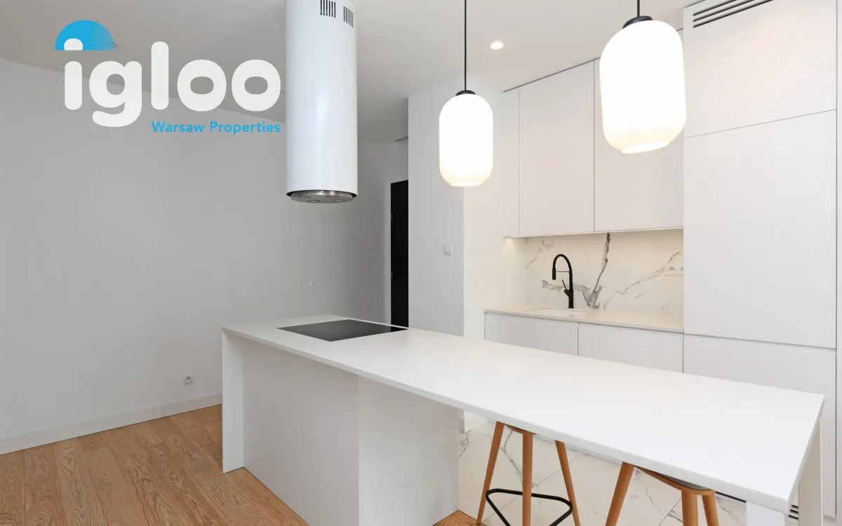 Jasny dwupokojowy apartament z balkonem na Powiślu