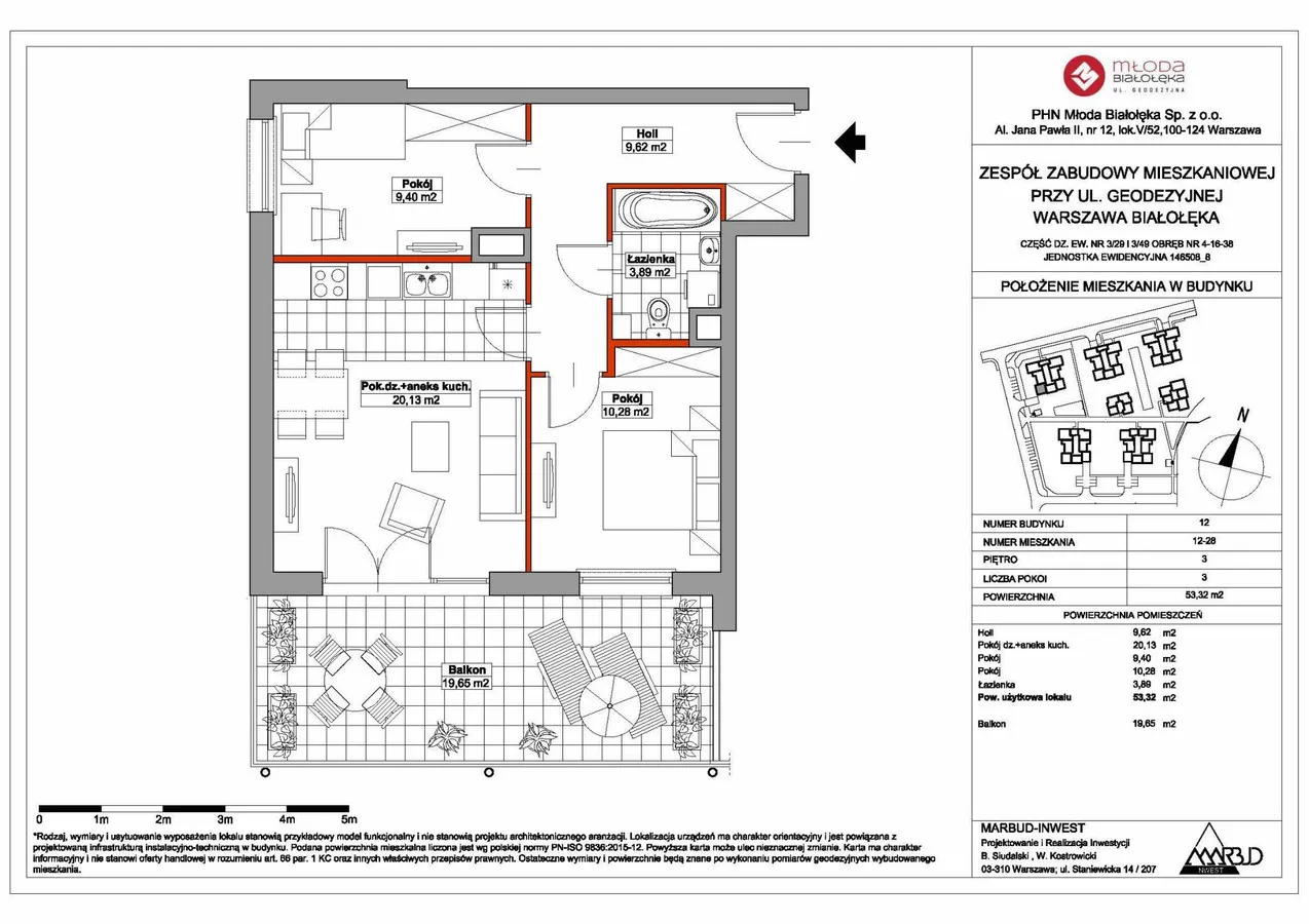 Mieszkanie na sprzedaż, 55 m², Warszawa Białołęka 