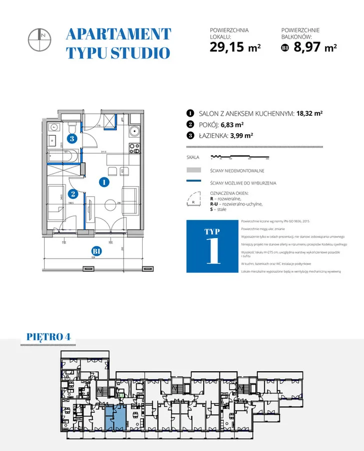 Sprzedam mieszkanie dwupokojowe: Warszawa Mokotów , ulica Bobrowiecka, 29 m2, 660021 PLN, 2 pokoje - Domiporta.pl