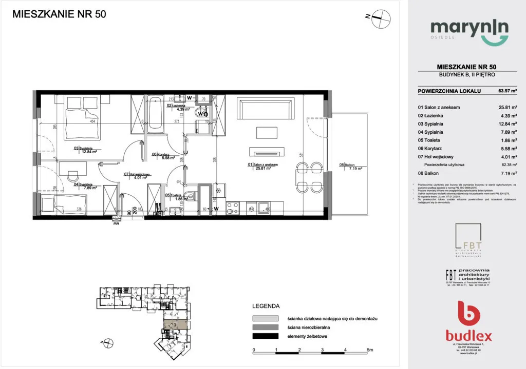 Mieszkanie na sprzedaż, 69 m², Warszawa Bemowo 