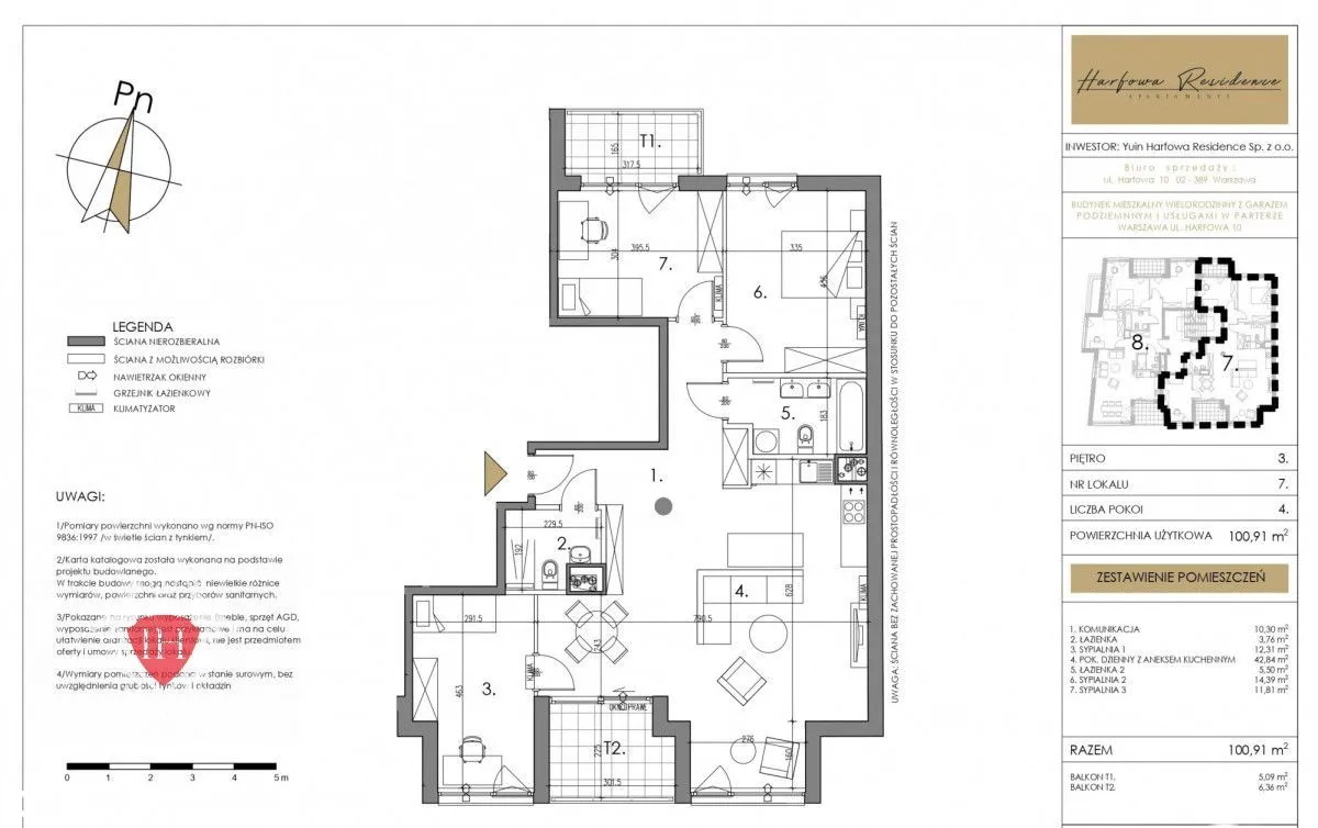 Mieszkanie na sprzedaż, 72 m², Warszawa Ochota 