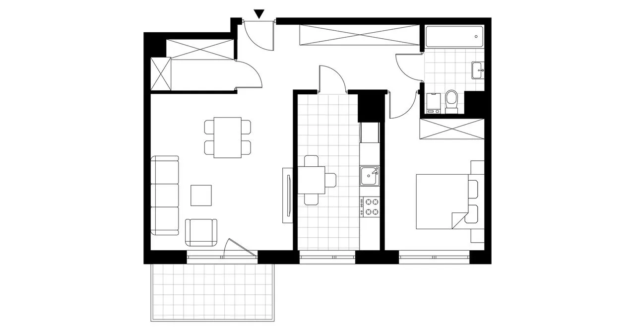 3-pokojowe mieszkanie 58m2 + balkon Bezpośrednio