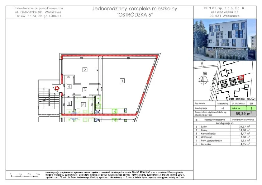 Mieszkanie na sprzedaż, 59 m², Warszawa Targówek Bródno 