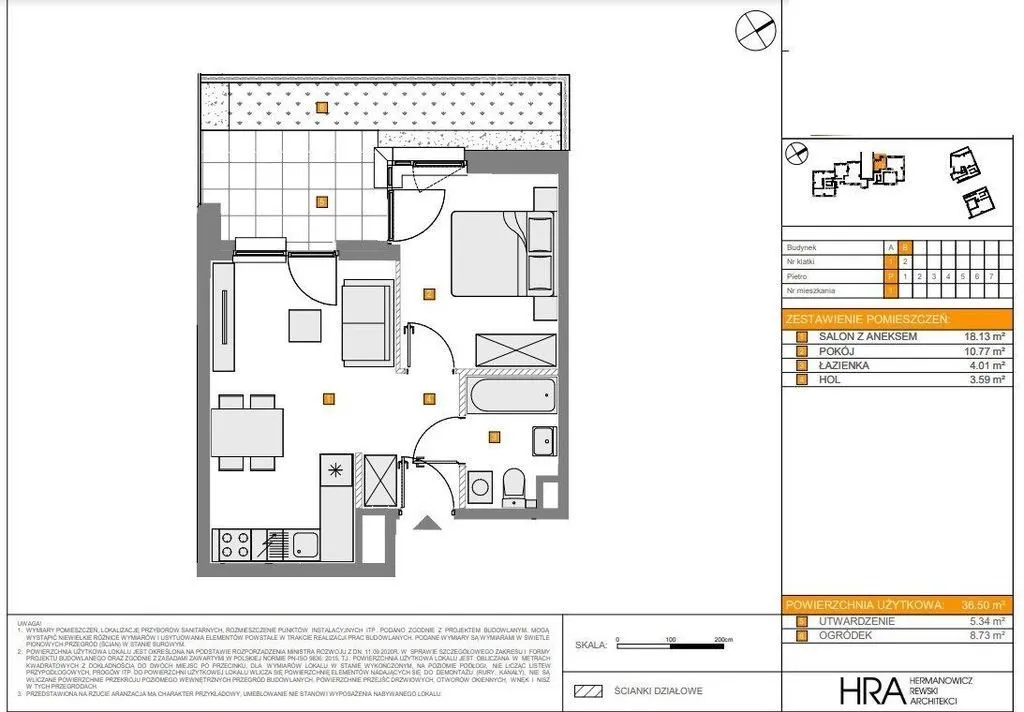 Mieszkanie na sprzedaż, 36 m², Warszawa Bielany 