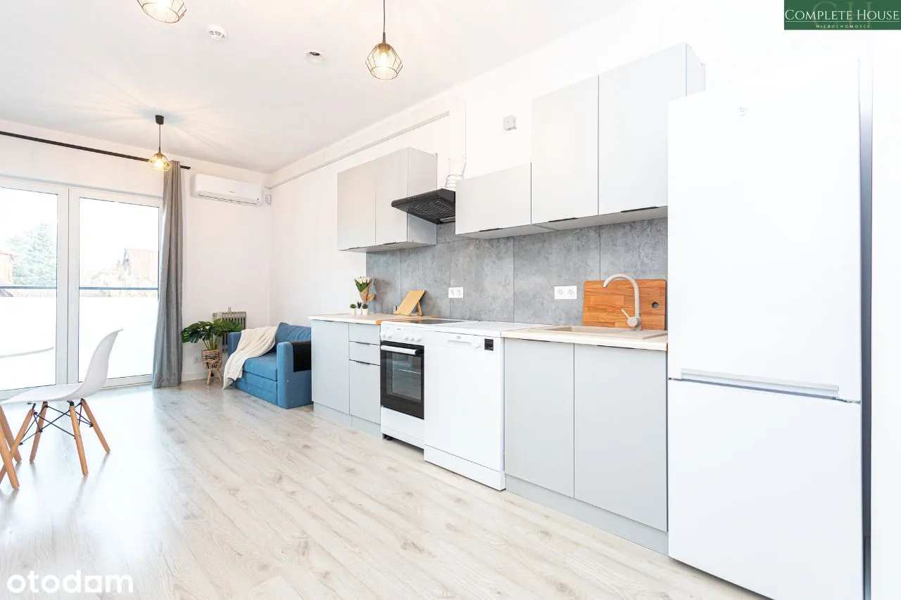 Jasny Apartament 2 - Pokojowy 35m2 | Klimatyzacja