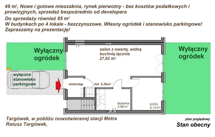 Mieszkanie na sprzedaż, 48 m², Warszawa Targówek 