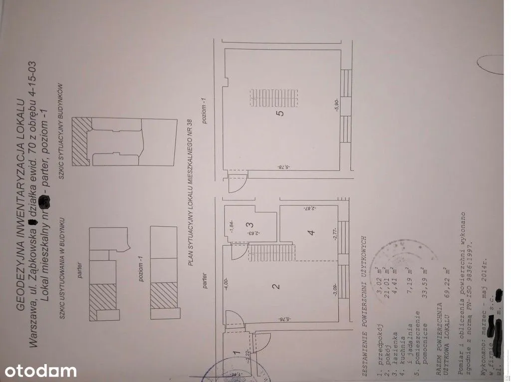 Mieszkanie na sprzedaż, 69 m², Warszawa Praga-Północ 