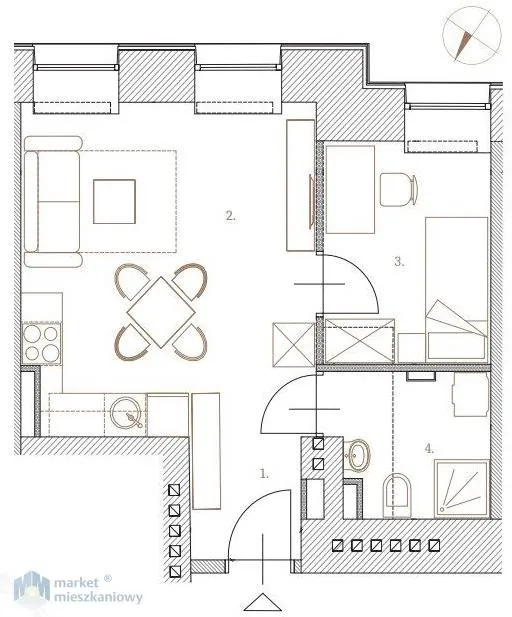 Mieszkanie na sprzedaż, 34 m², Warszawa Praga-Południe Kamionek 