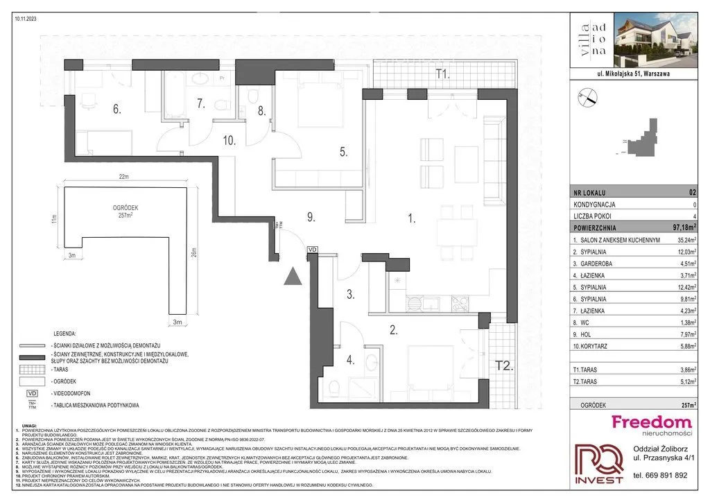 Mieszkanie na sprzedaż, 97 m², Warszawa Włochy 