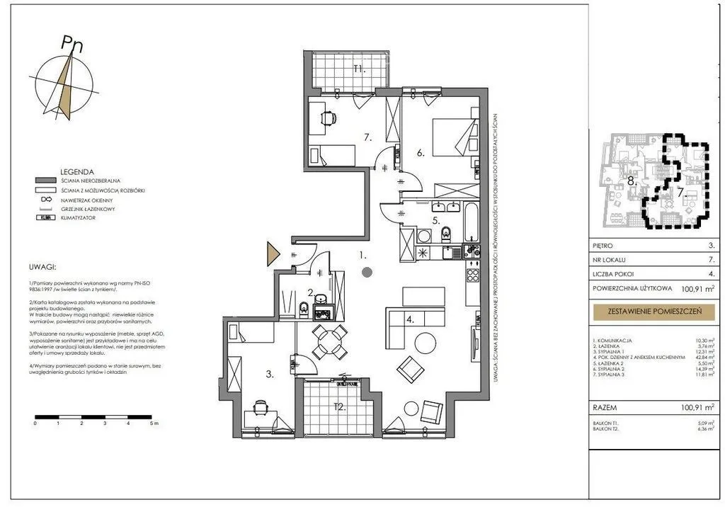 Apartament, 4 pokoje, 10 min do Centrum 